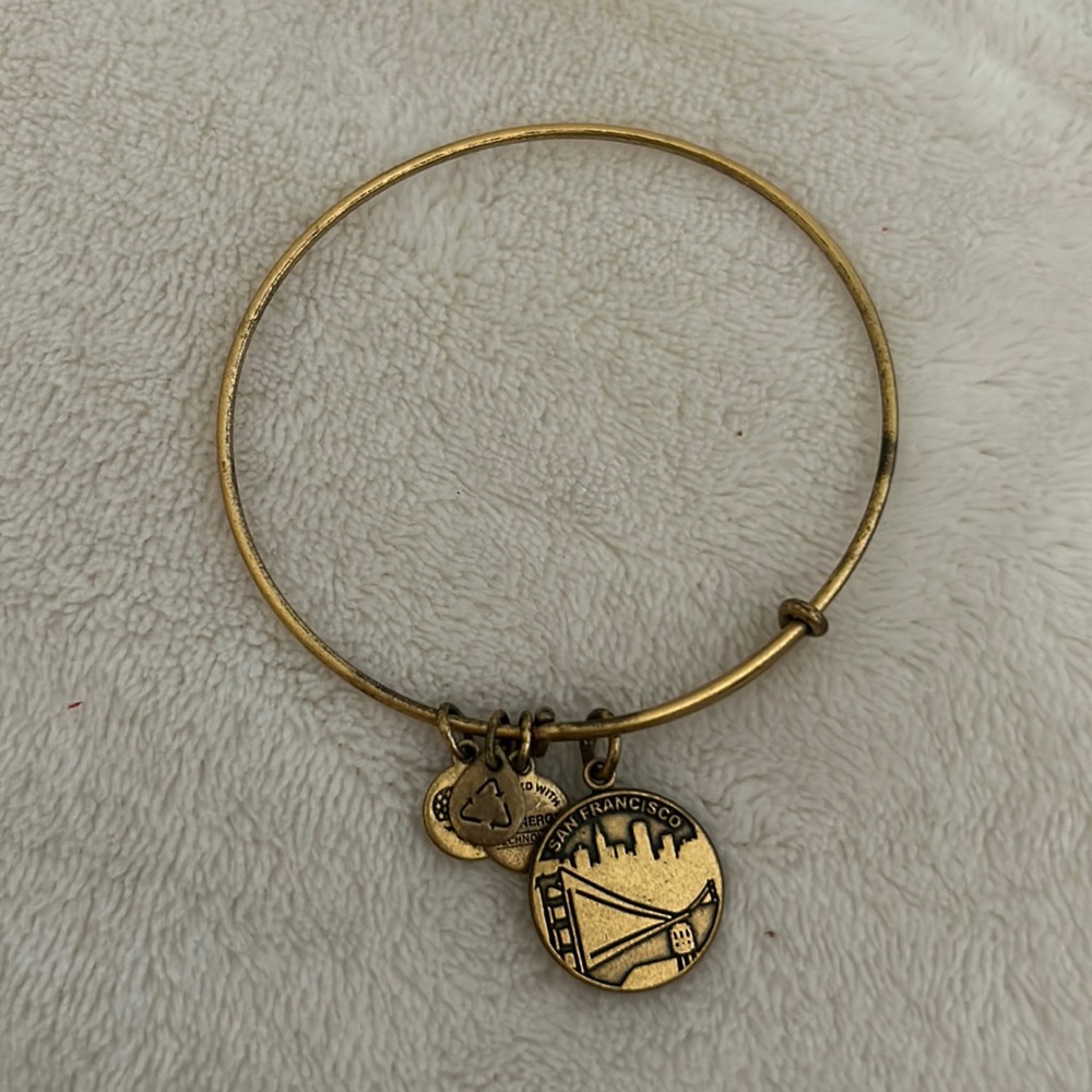 Alex and Ani Gold San Francisco bracelet